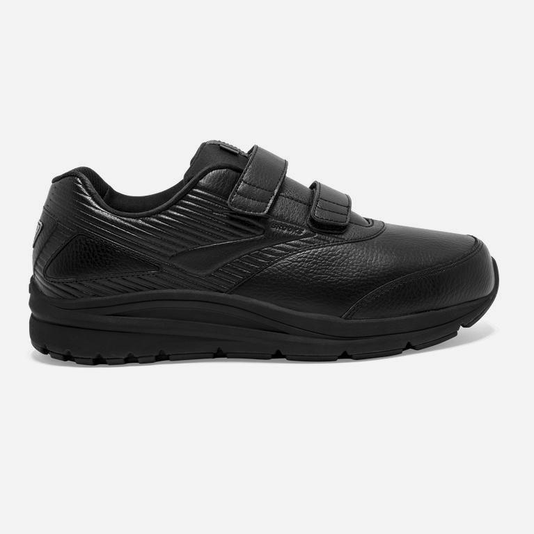 Brooks Men's Addiction Walker V-Strap 2 Walking Shoes Singapore - Black/Black (46589-YTPR)